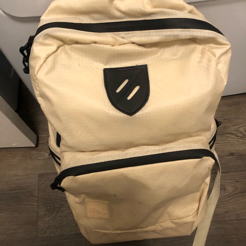 Imperial Motion Filmore Reflective Beige Backpack size 17x12x7 1/2